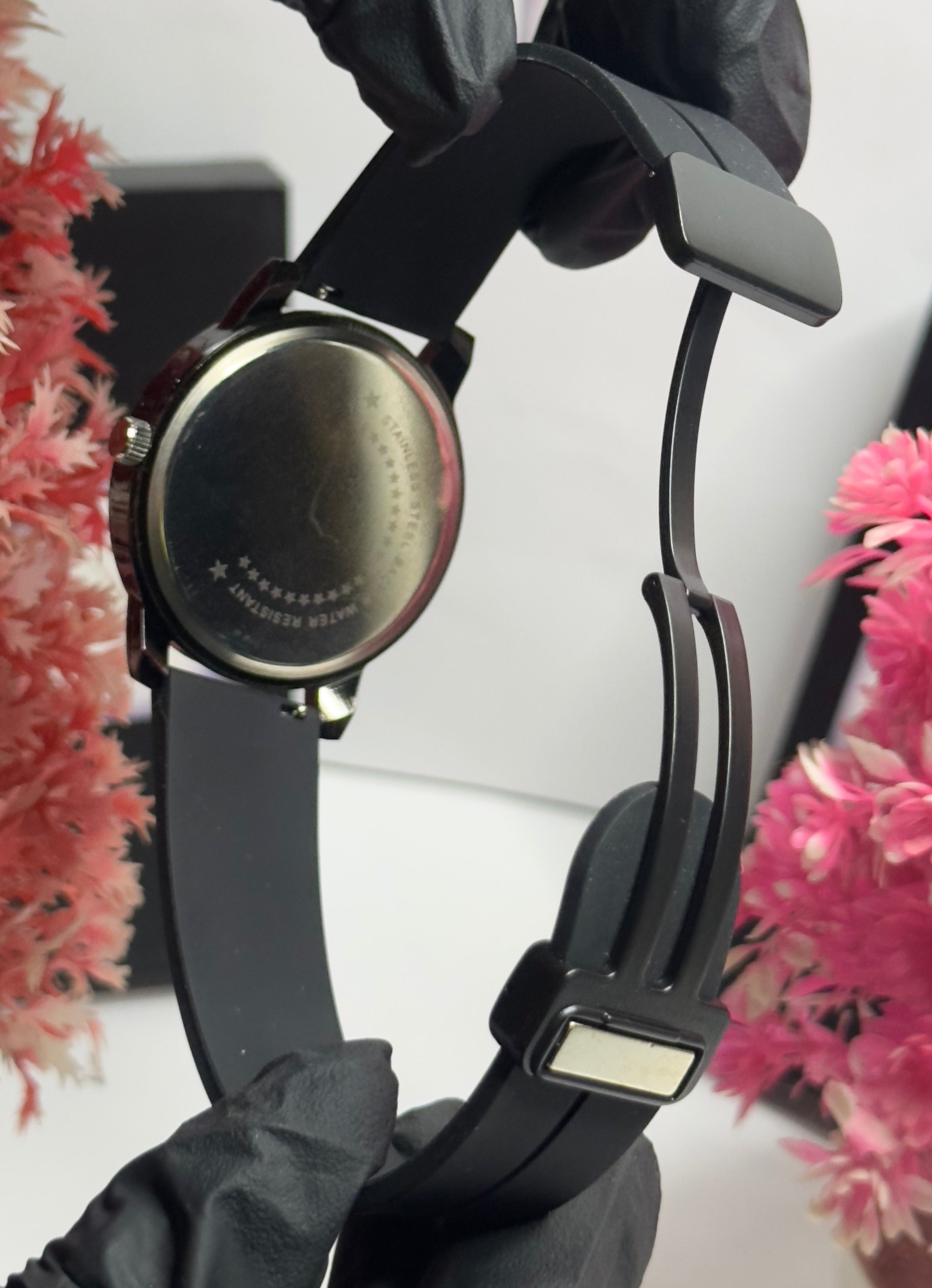 Tissot 1853 Black Sport Chronograph-Style Watch with Silicone Strap – Modern Men’s Timepiece