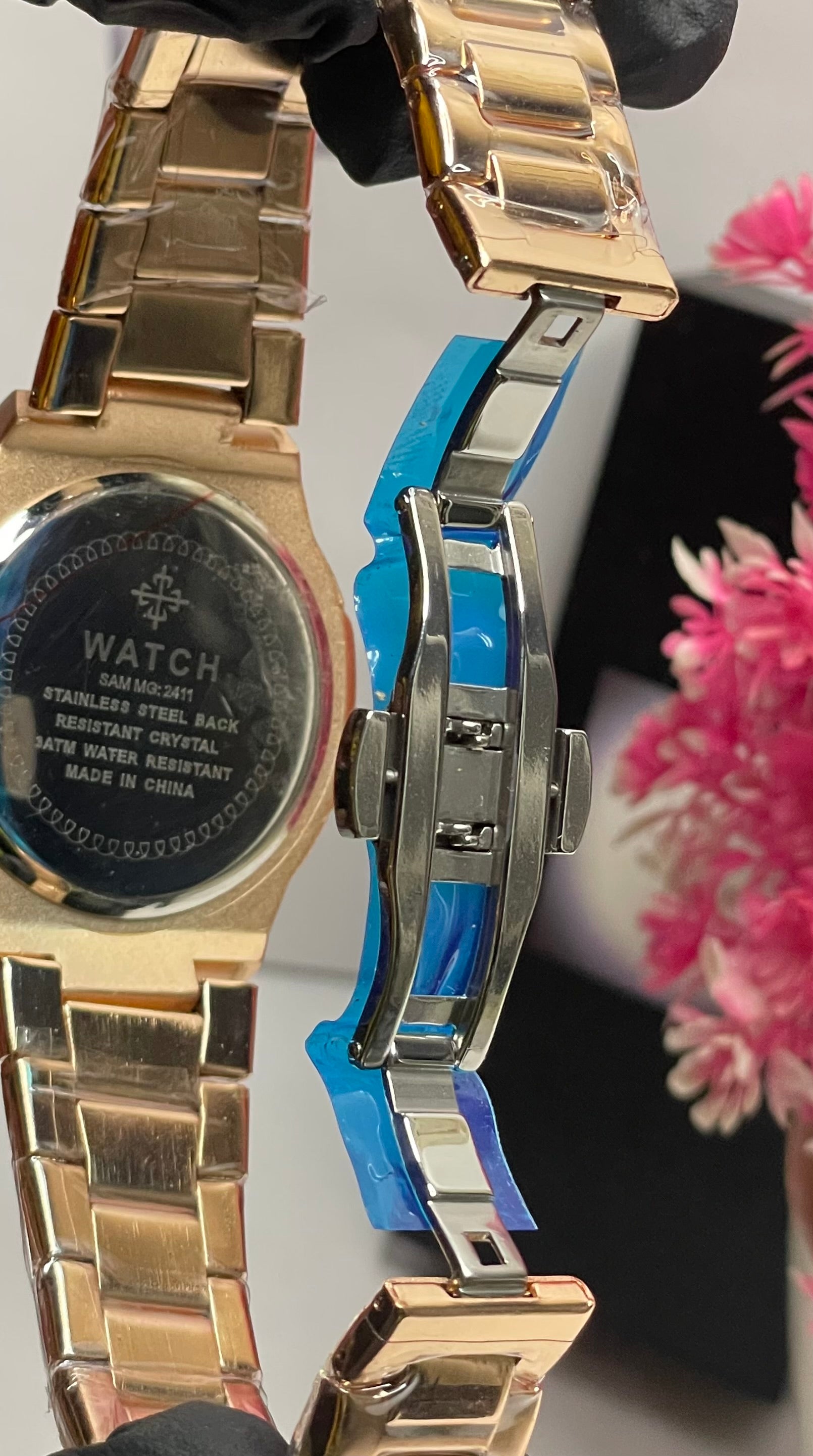 Patek Philippe Luxury Steel Watch with Brown Textured Dial – Classic Date Display