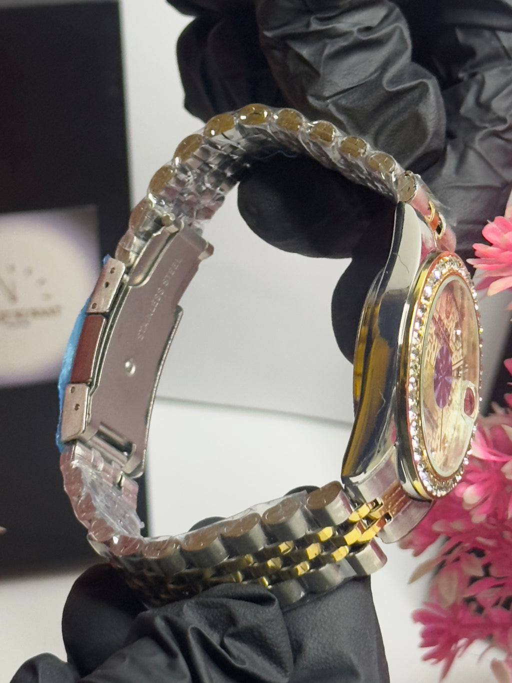 Rolex Chain Watch | White Dial |