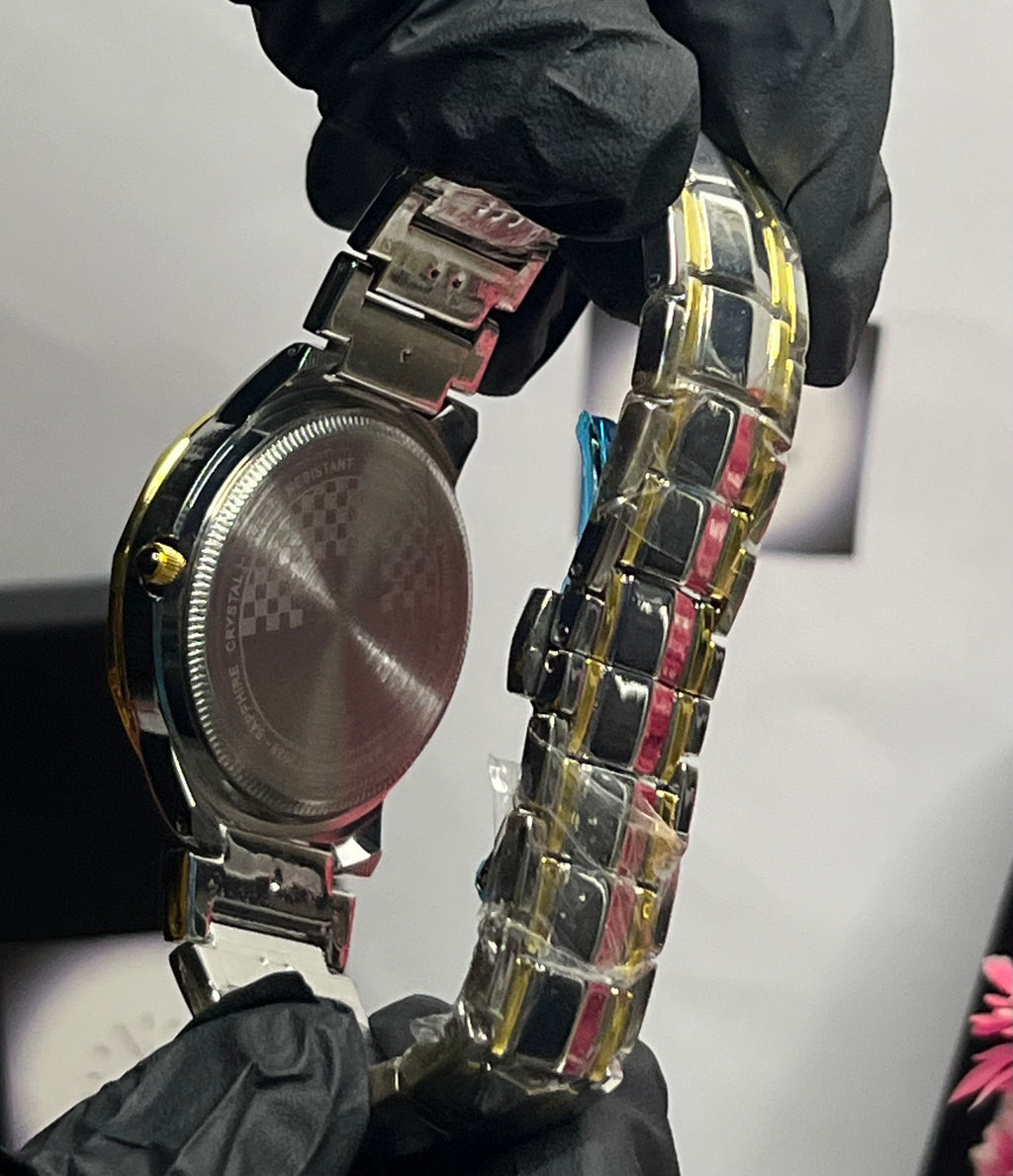 Citizen-Inspired Two-Tone Luxury Blue Dial Watch – Stainless Steel