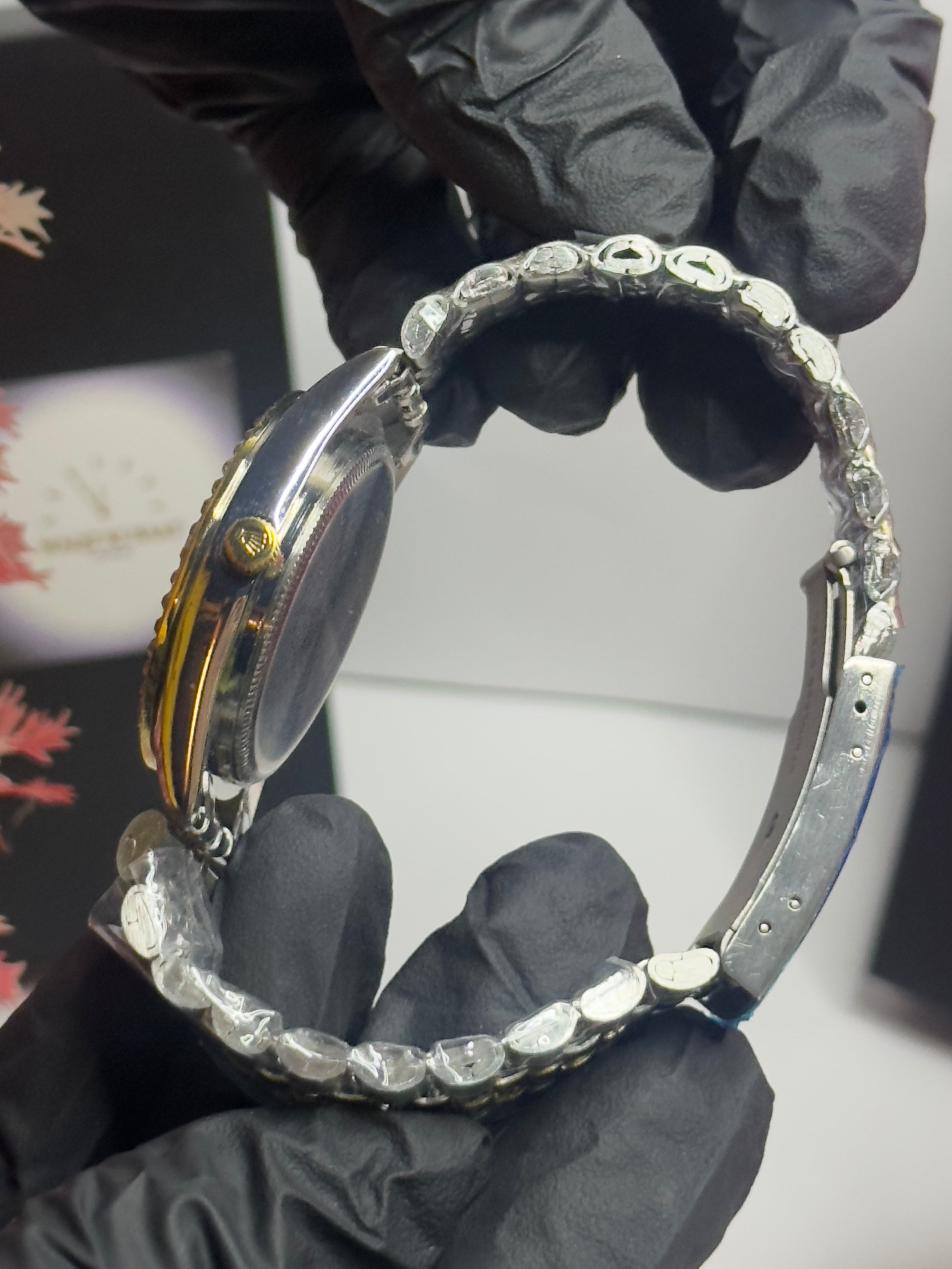 Rolex Chain Watch | White Dial |