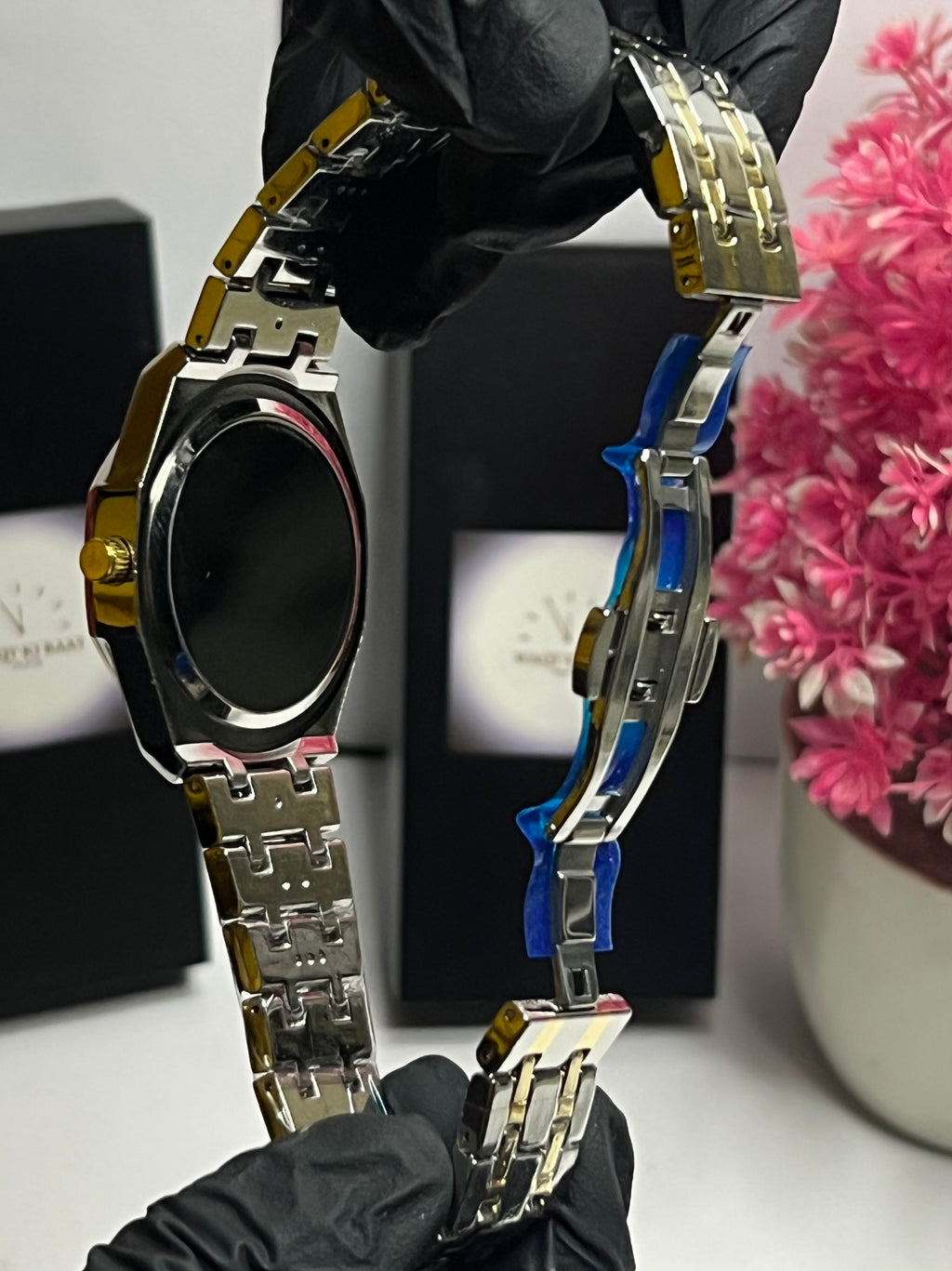 Luxury Royal-Style His & Hers Duo Watch Set – Stainless Steel Matching Pair