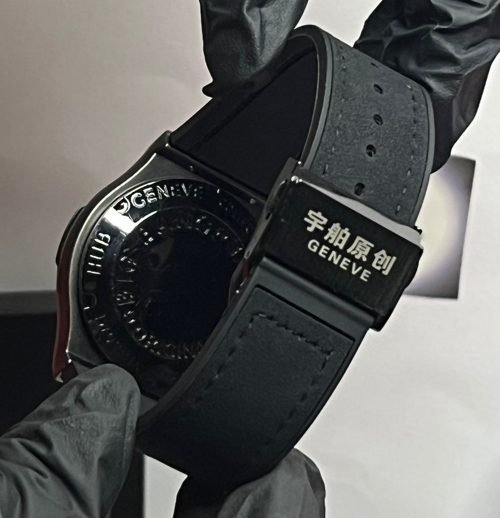 Hublot Black Scelton With Black Dial