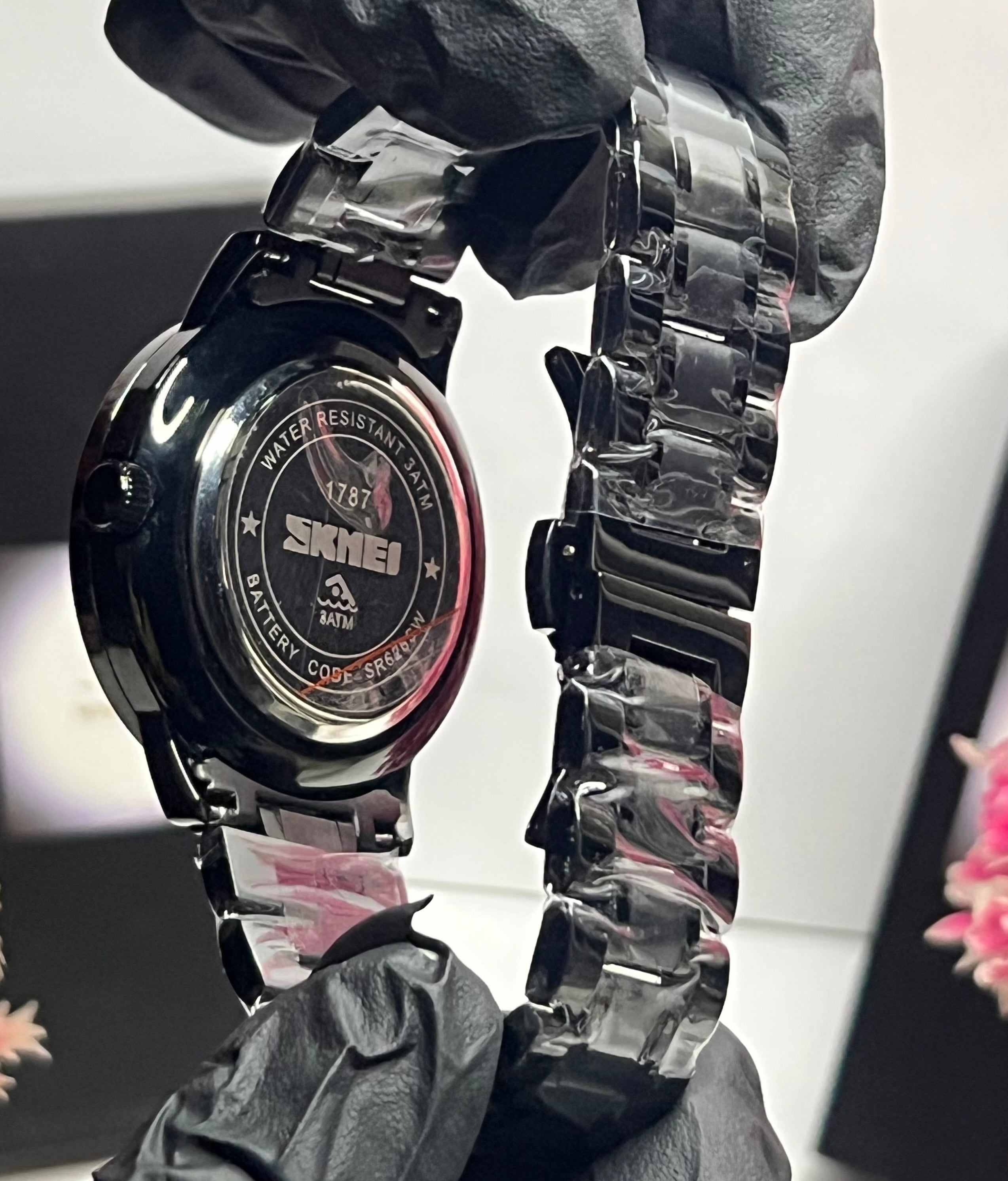 Black Steel Sport Watch – Yellow Brake-Caliper Dial | Motorsport Inspired |