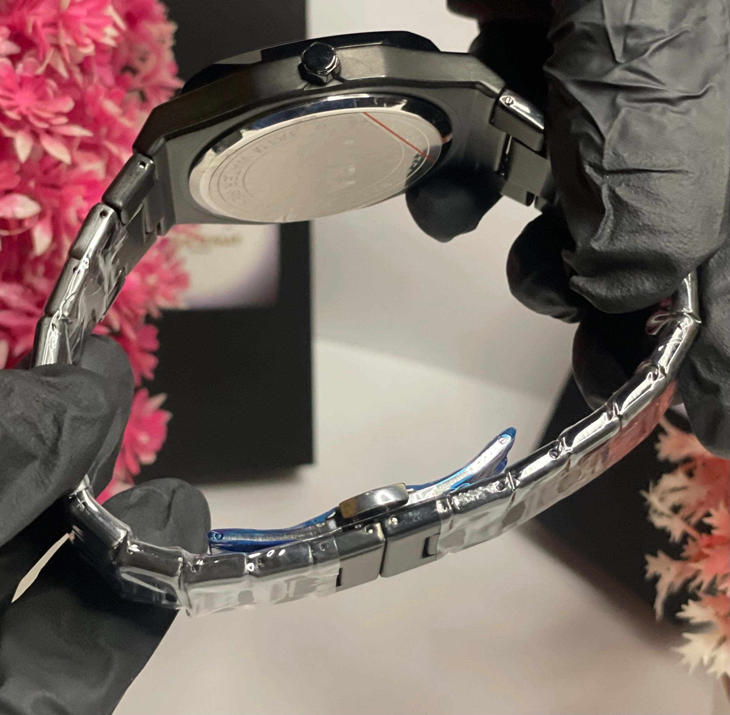 Black Arabic Aura Watch | Steel Made Japan | Trending Watch |