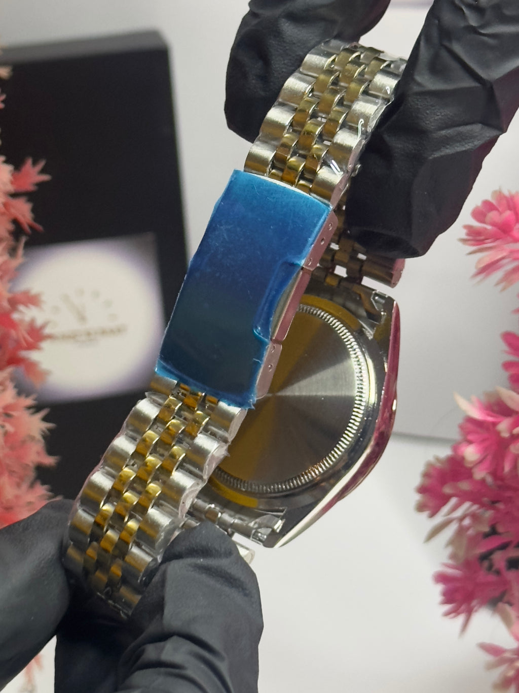 Rolex Chain Watch | White Dial |