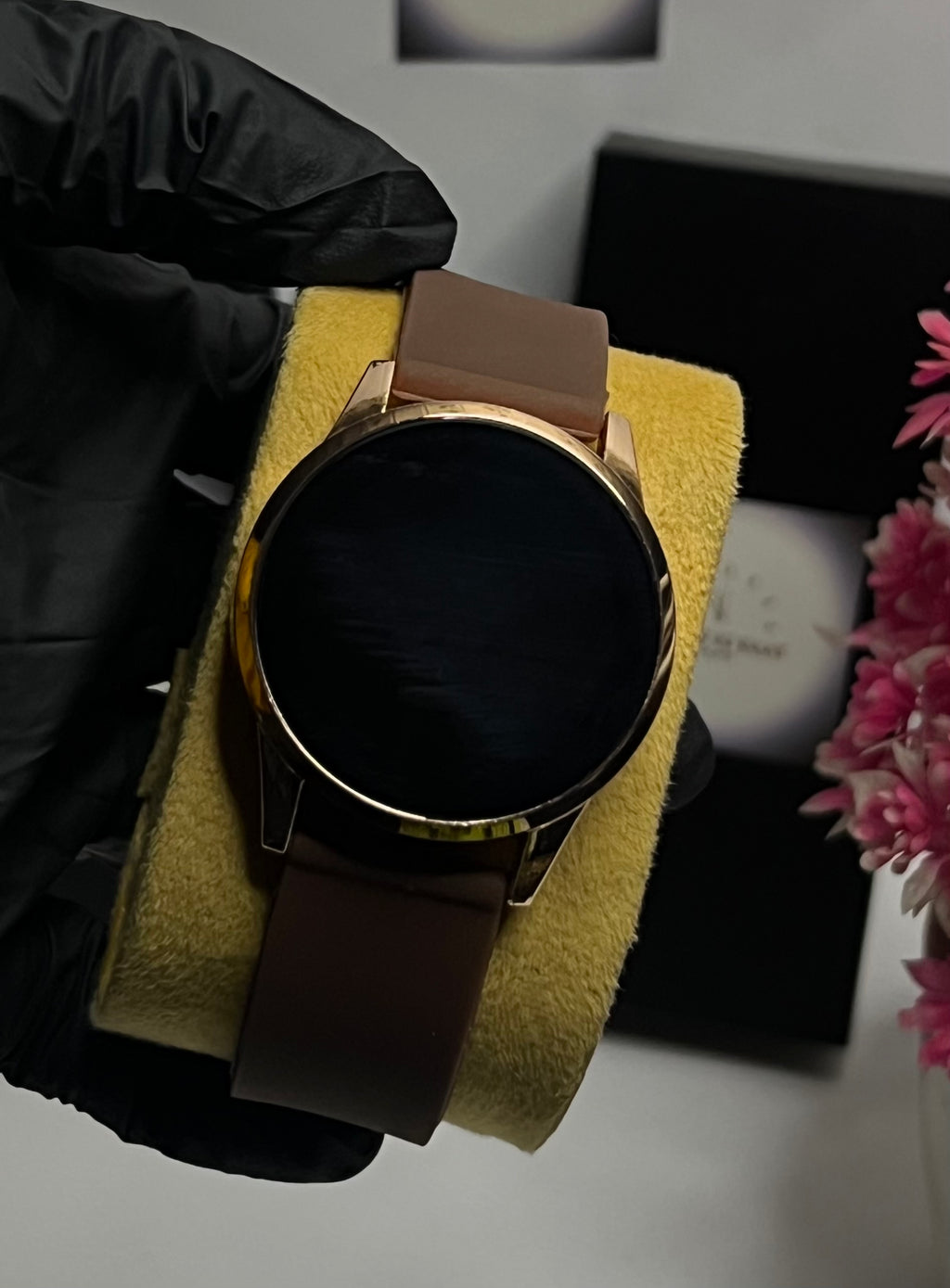 Brown Strap Digit Watch