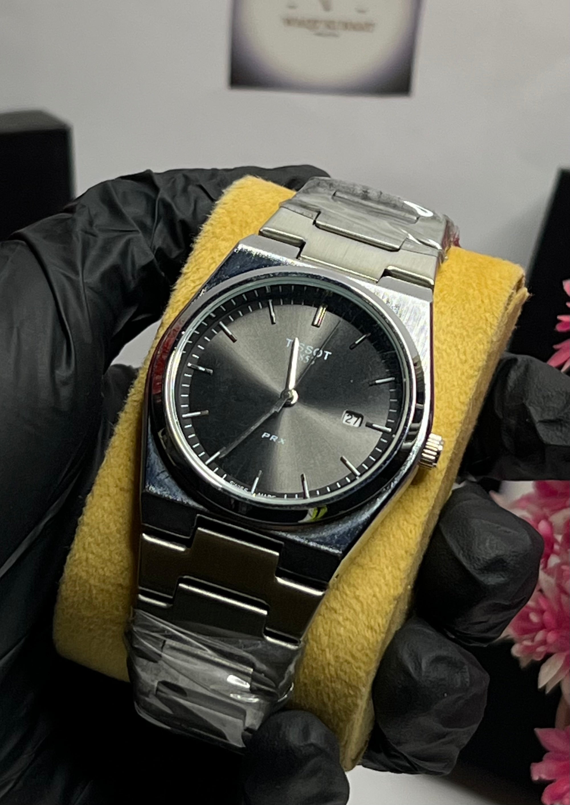 Tissot Prx 1853 | Silver with Black Dial |