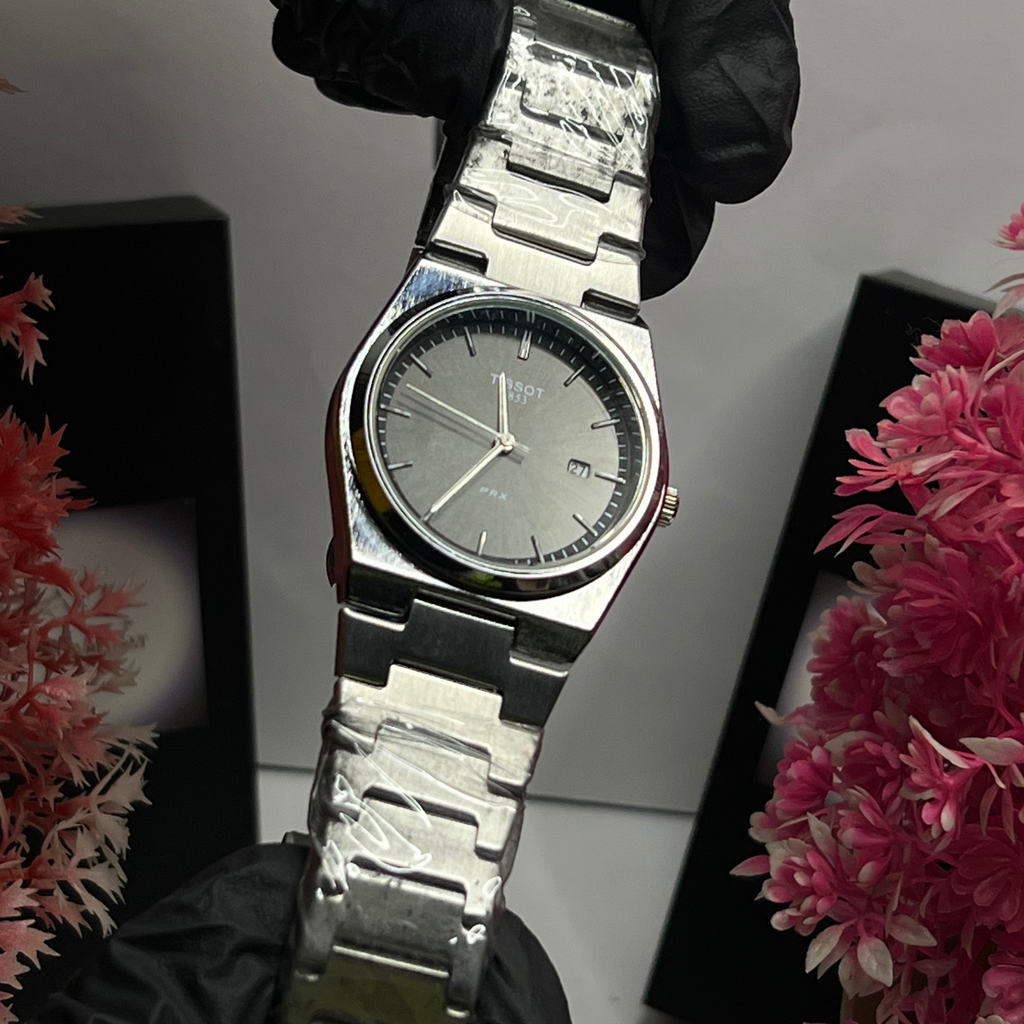 Tissot Prx 1853 | Silver with Black Dial |