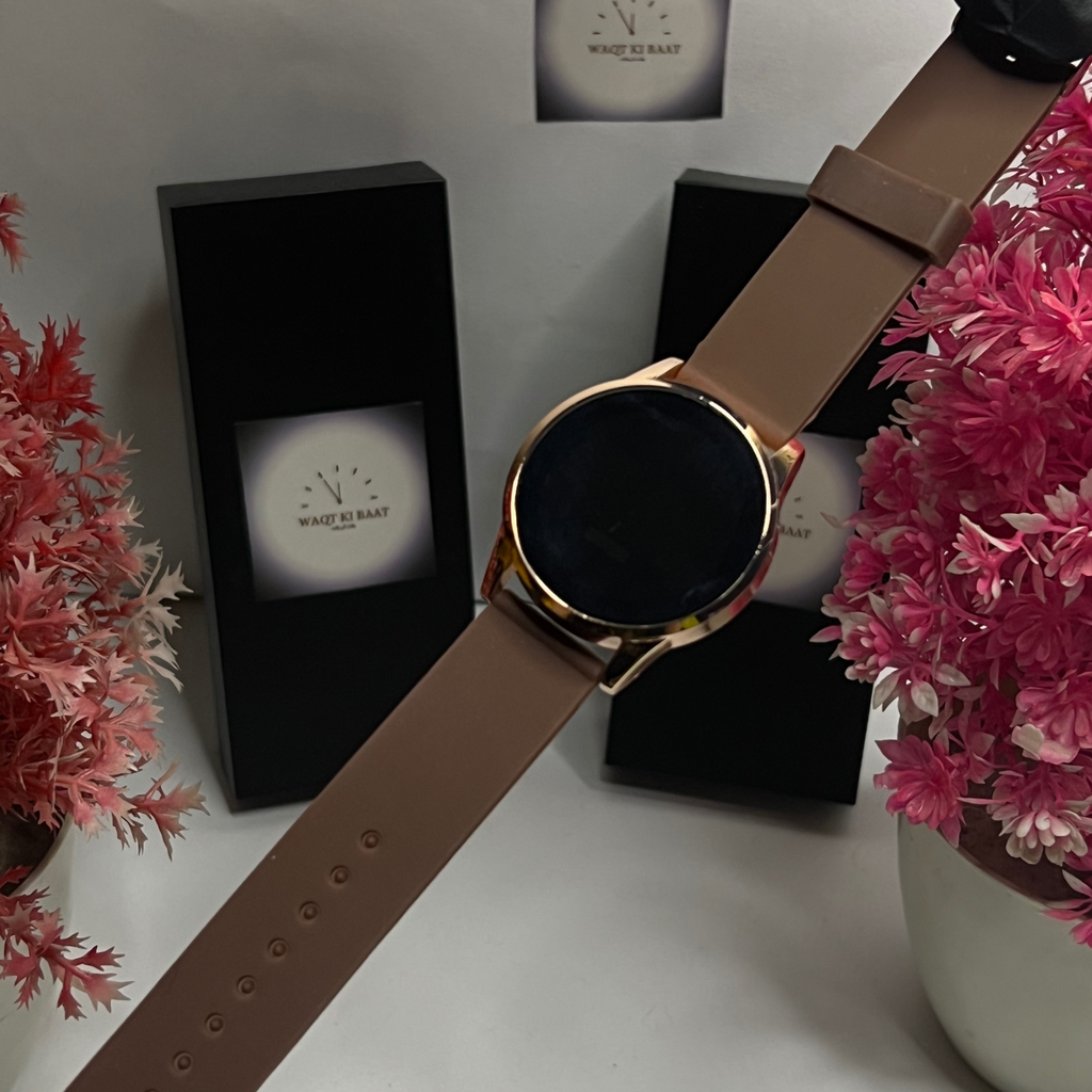 Brown Strap Digit Watch